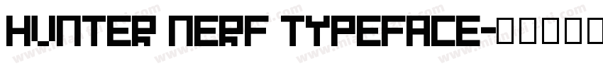 Hvnter Nerf Typeface字体转换